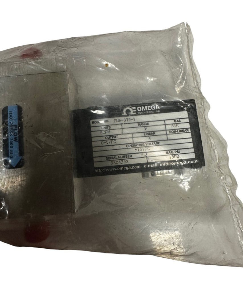 New Omega FMA-875-V Mass Flow Controller **SALE**