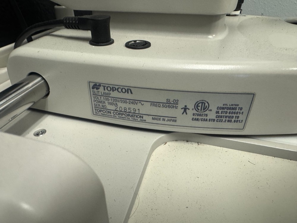 Topcon SLD2 Slit Lamp-Good Condtion!