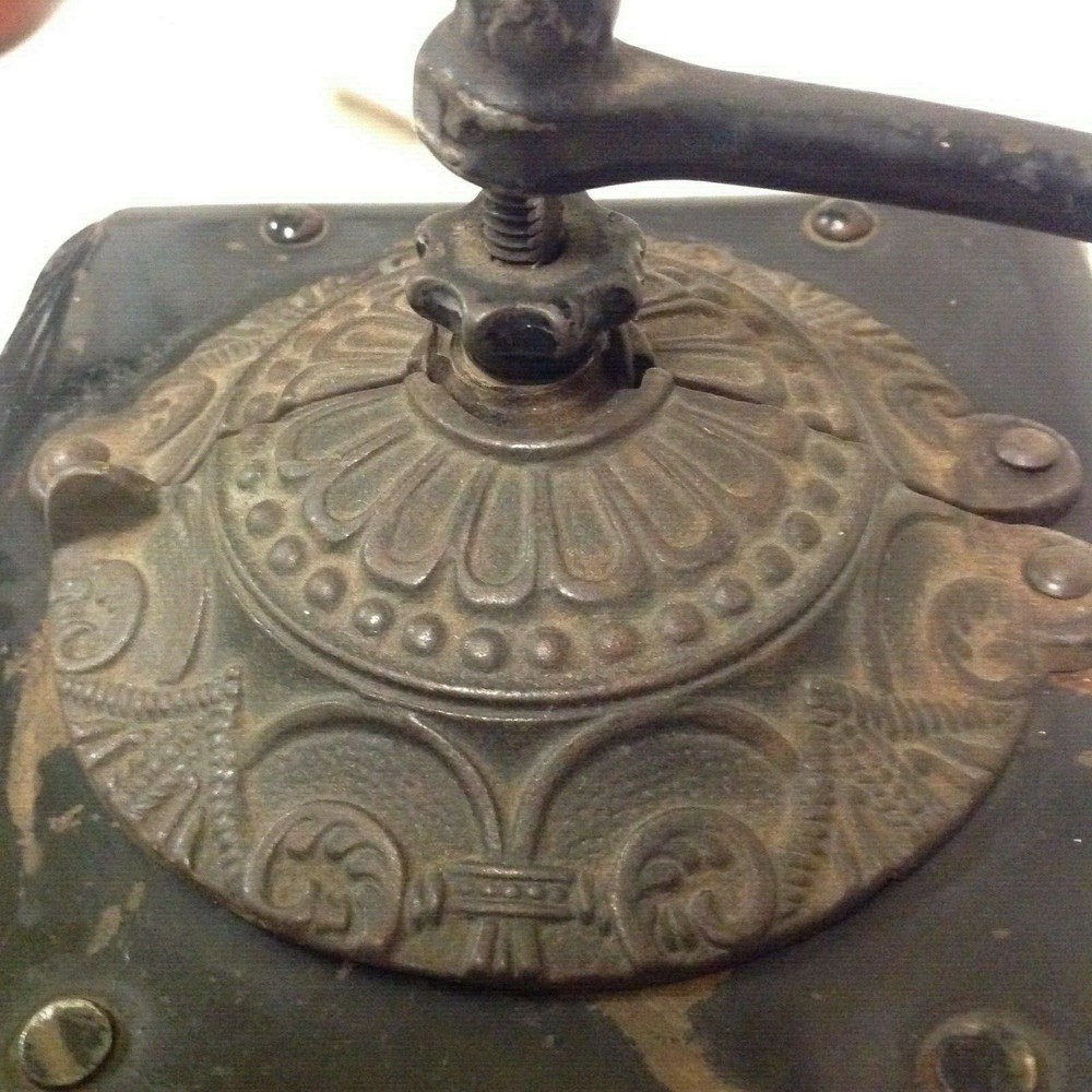 Vintage Tin Metal Coffee Grinder