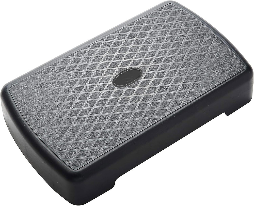 Aerobic Step Platform Trainer with Adjustable 2-Level Risers, 400 Pound Weight C