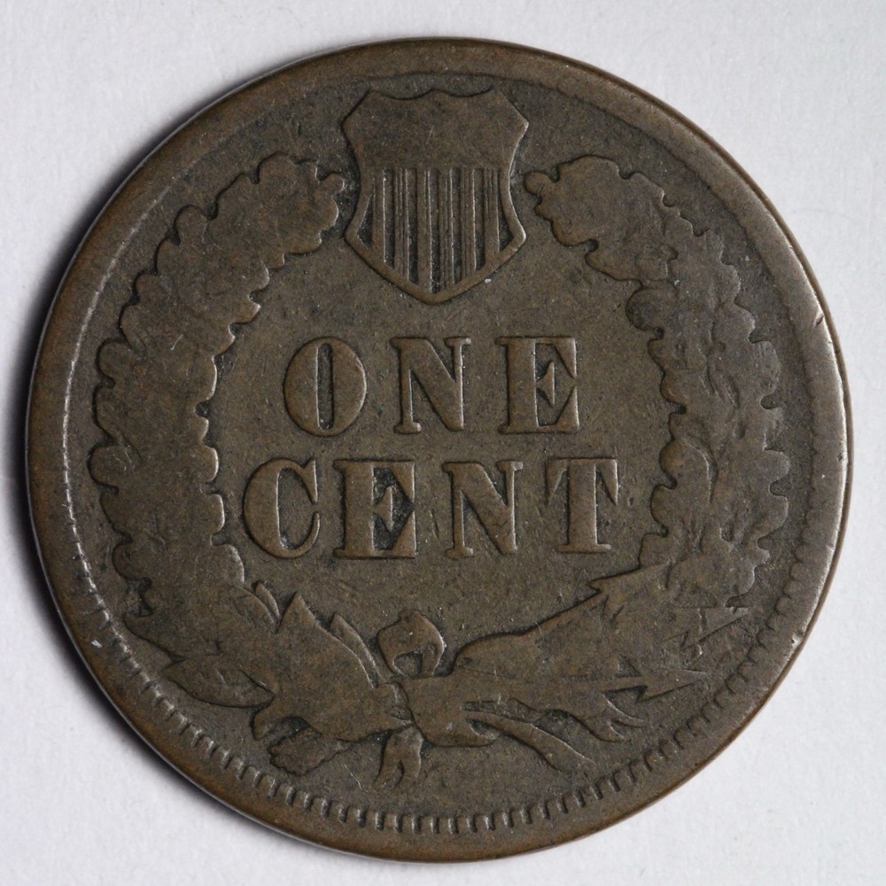 1874 Indian Head Cent Penny FINE E129 AKEM?