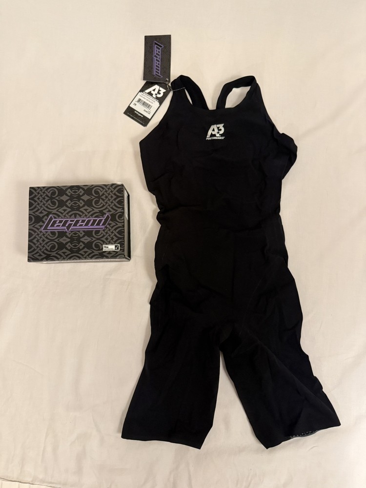 A3 Performance Legend Female Powerback RACING TechSuit | Black Size: 28