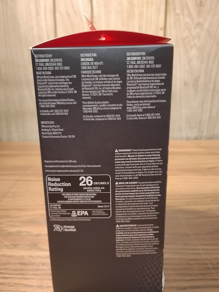 3M WorkTunes Connect AM-FM Wireless Hearing Protector with Bluetooth NIB