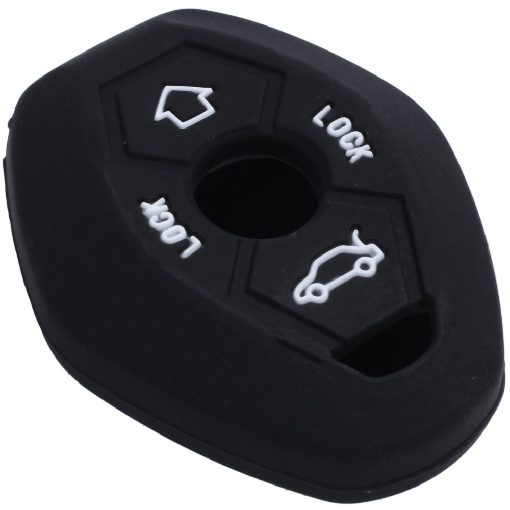 3 Button Remote Key Fob Silicone Case Cover For  E46 E39 E63 E36 E81X5 Z32283