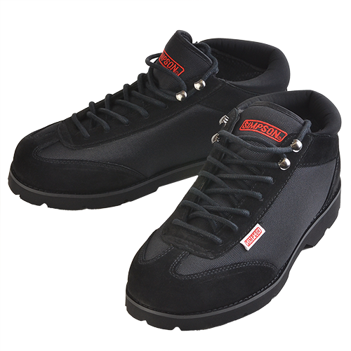 Simpson 57100BK Black Garage Crew Shoes (Size 10)