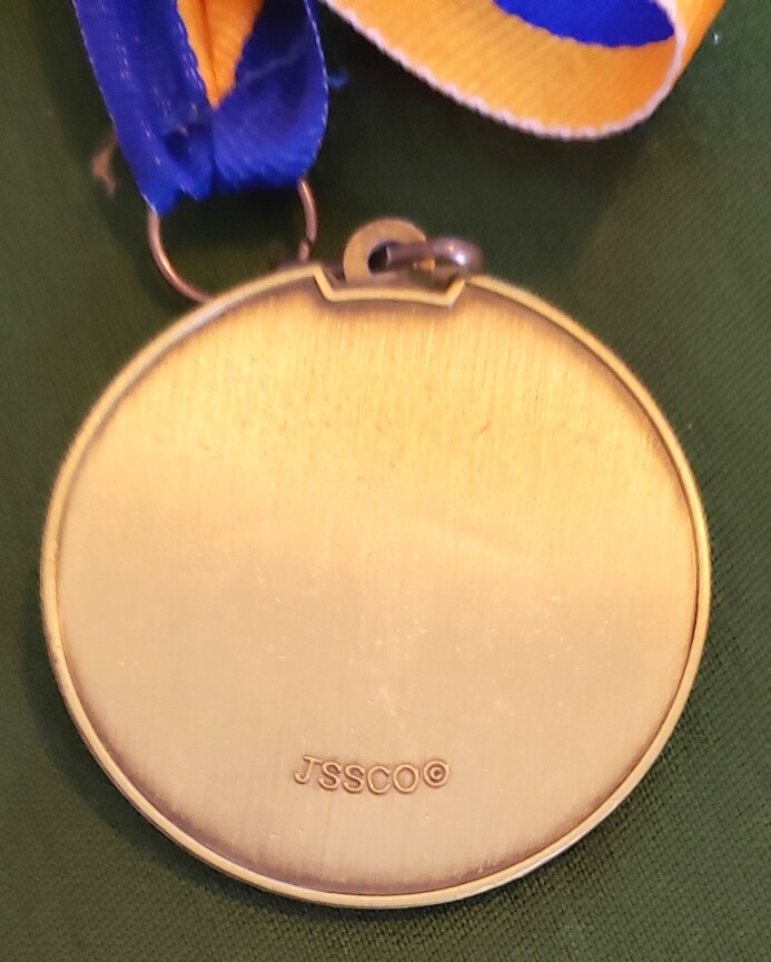 Awesome 3" Bronze Look School Medal "Honor Roll"