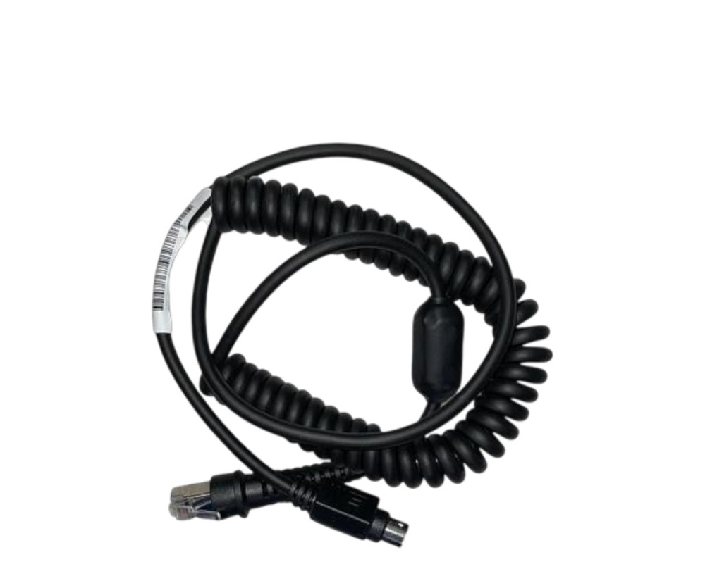 GE EKG Mac 5500 COMPACT PS2 BARCODE SCANNER CABLE - BLACK