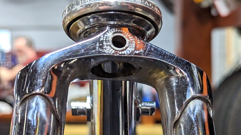 Vintage Falcon chrome Columbus bicycle frame set