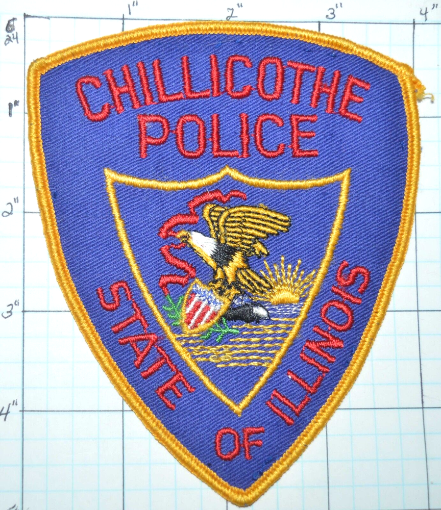 ILLINOIS, CHILLICOTHE POLICE DEPT VINTAGE PATCH