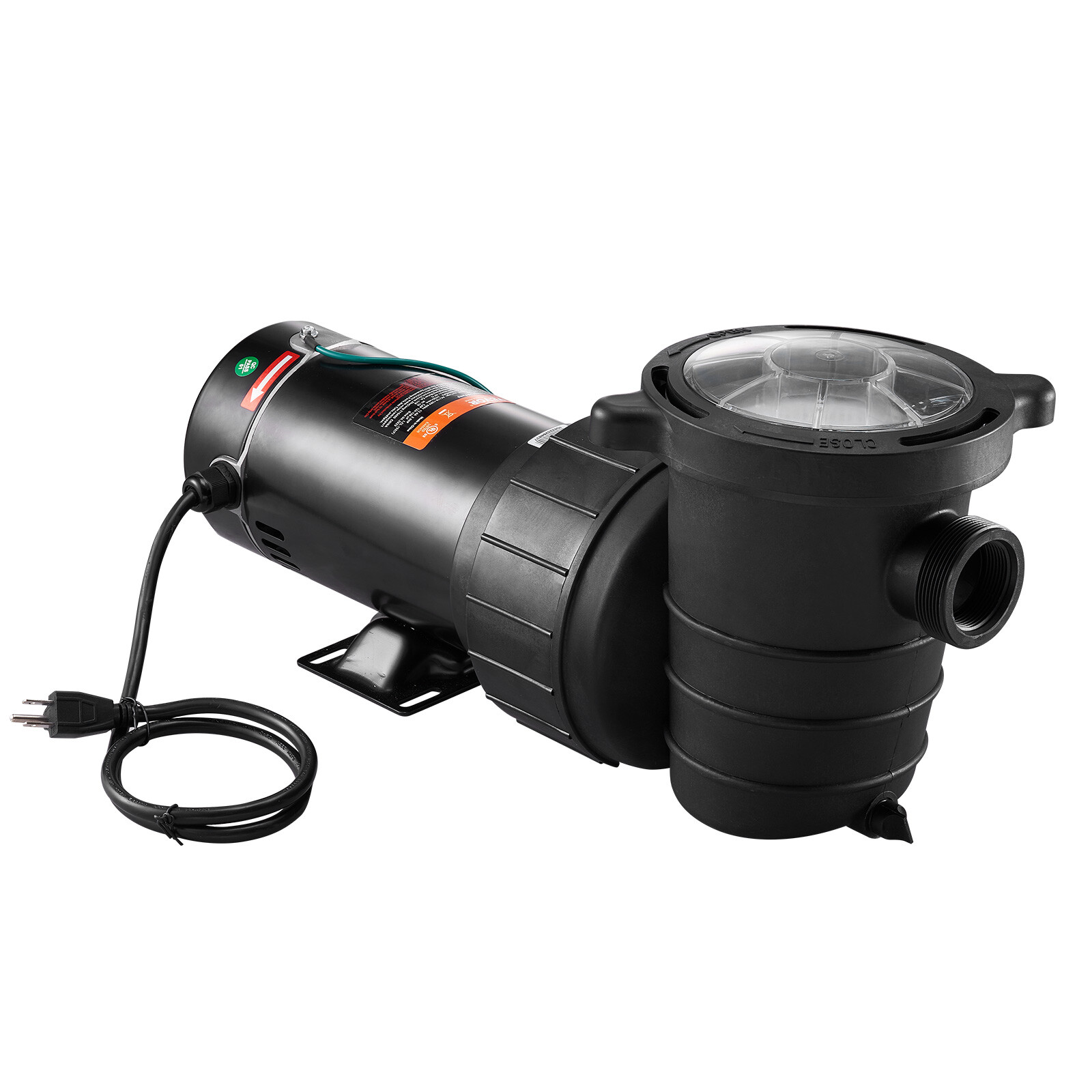 VEVOR Swimming Pool Pump 1.5 HP 88 GPM w/ Strainer Filter Pump Above Ground