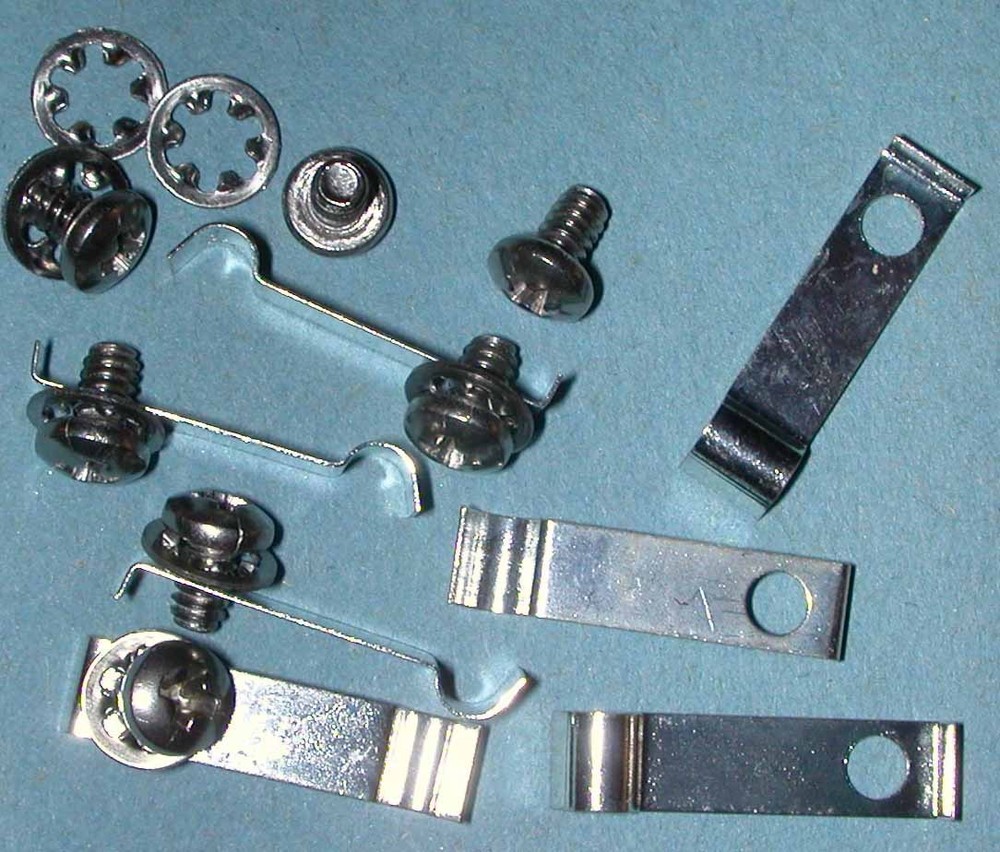 HAMMARLUND SP-600JX XTAL HOLD-DOWN SPRING CLIPS - NEW MANUFACTURE