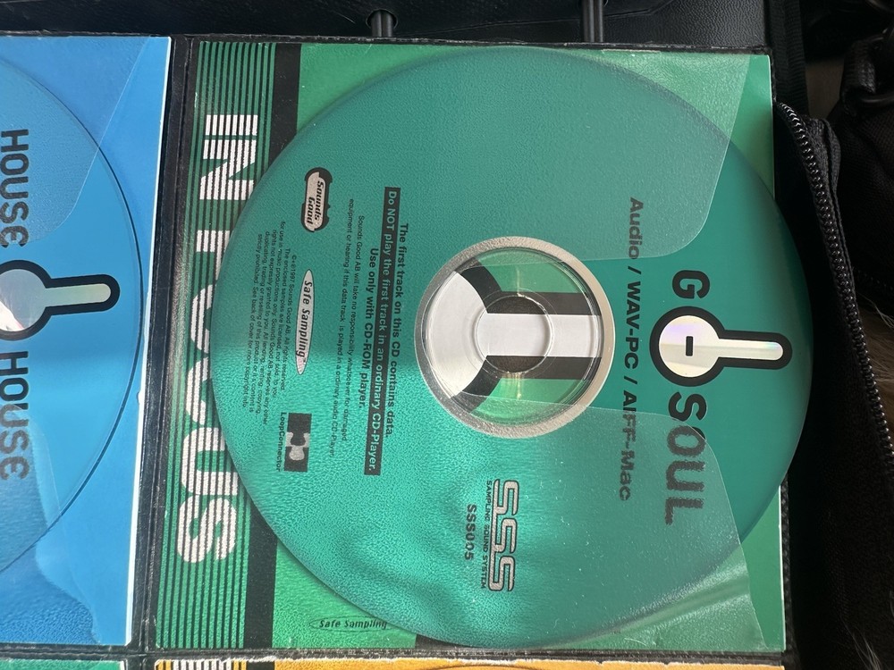 Four sampling sound systems loop and sample discs for your music production