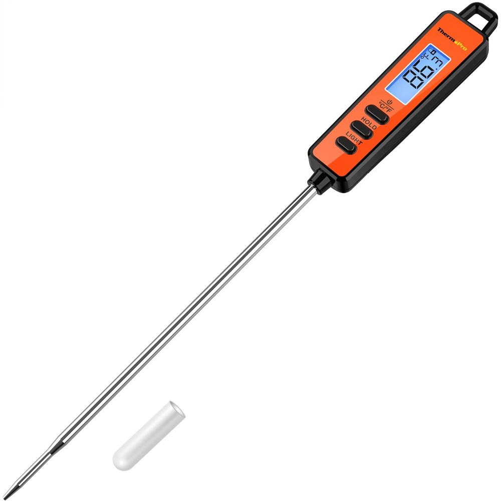 TempPro TP16 Digital Meat Thermometer - Kitchen Cooking Probe for Grill BBQ