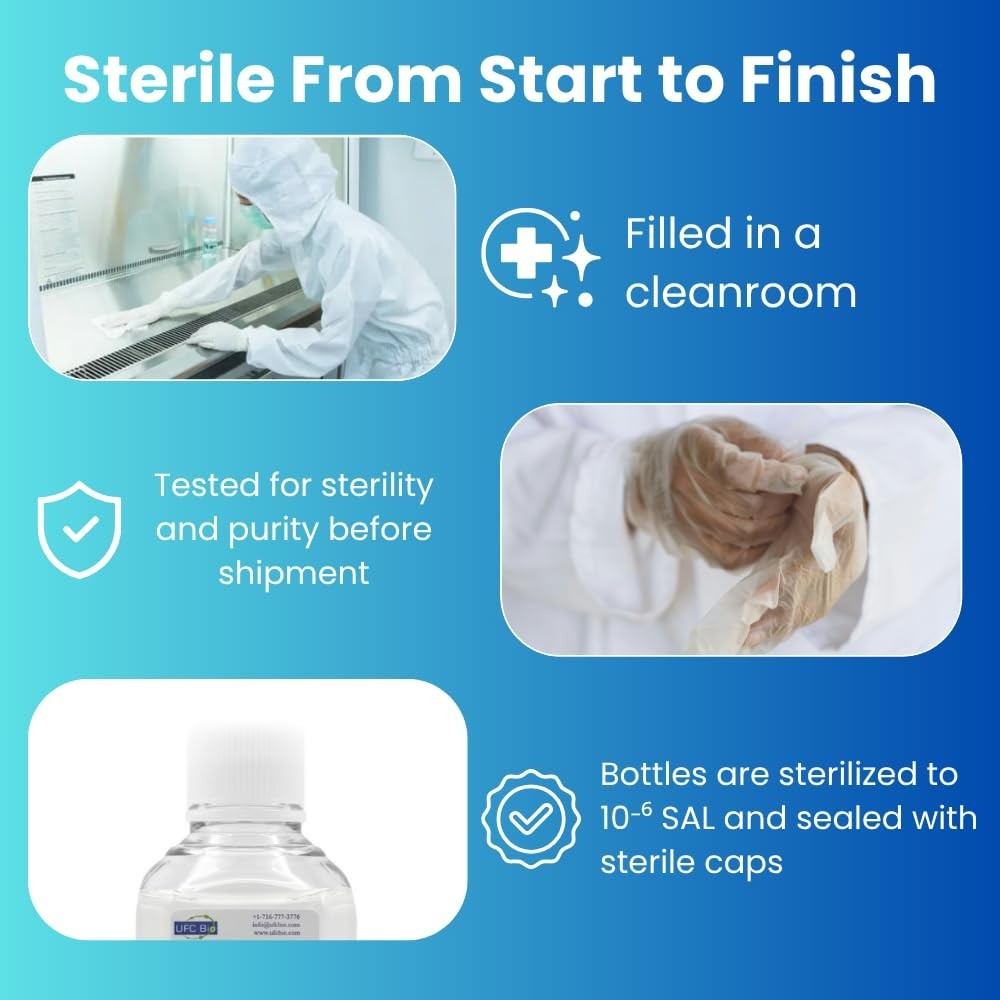 Dependable 0.9% Normal Saline Solution - Sterile USP, 2000 mL Total - Lab Ready