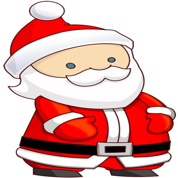 30 Custom Simple Santa Personalized Address Labels