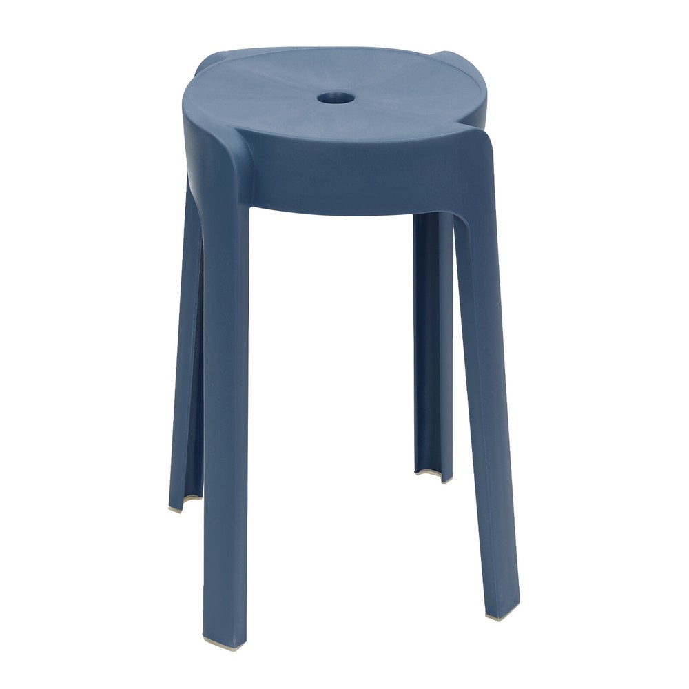 10PCS 18" Colorful Plastic Stackable Stools Modern Round Stools Stackable Stools