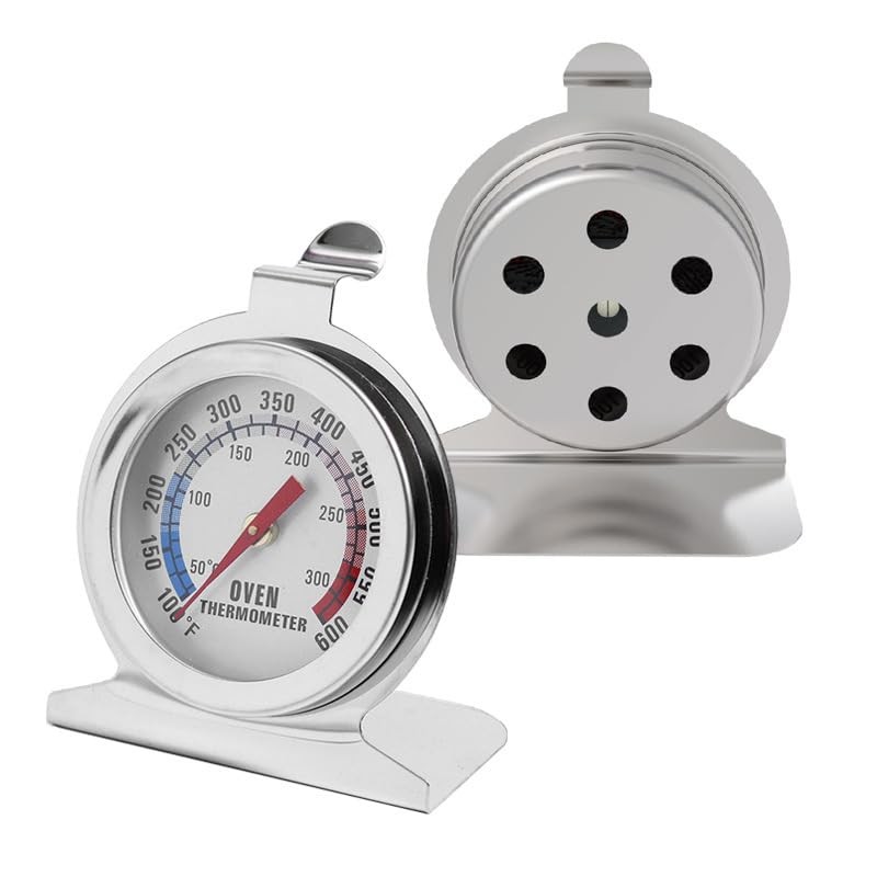 Oven Thermometer Stainless Steel Classic Stand Up Food Meat Temperature Gauge5-1