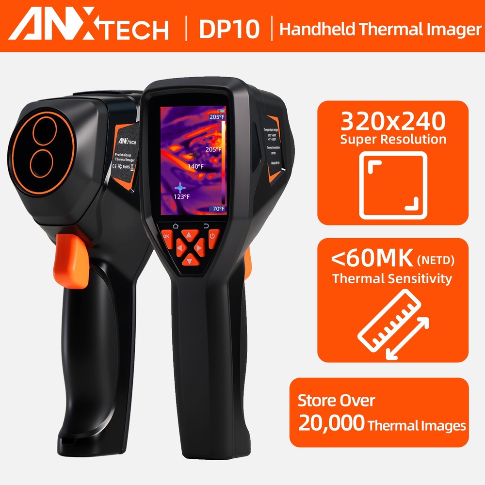 ANXTECH Infrared Thermal Camera Temperature Imager Handheld Super Resolution