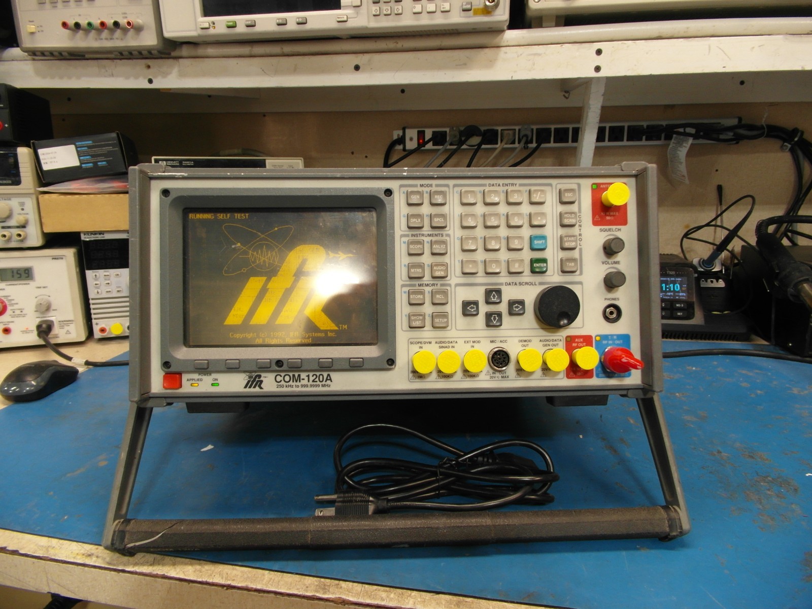 Aeroflex IFR COM-120A Communication Service Monitor CALIBRATED LOADED READ