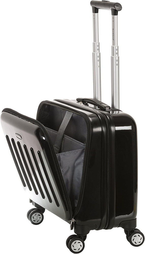 Revolution Hardside Rolling Computer Case, Carry-On, Black