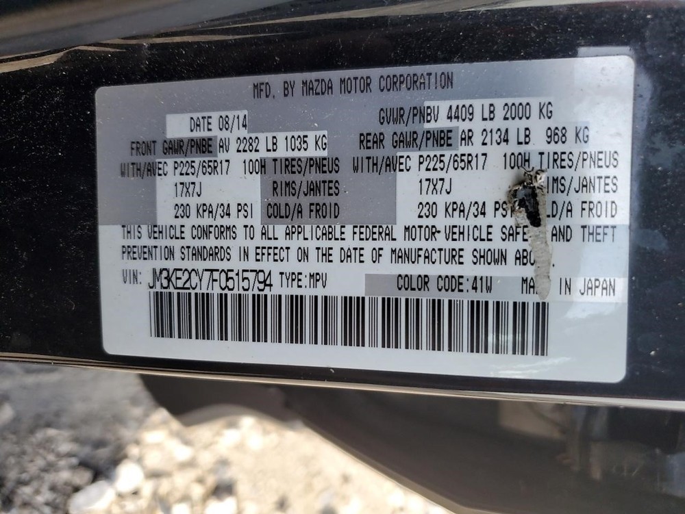 A/C Selector Switch fits 2015 Mazda CX-5 manual control Grade A