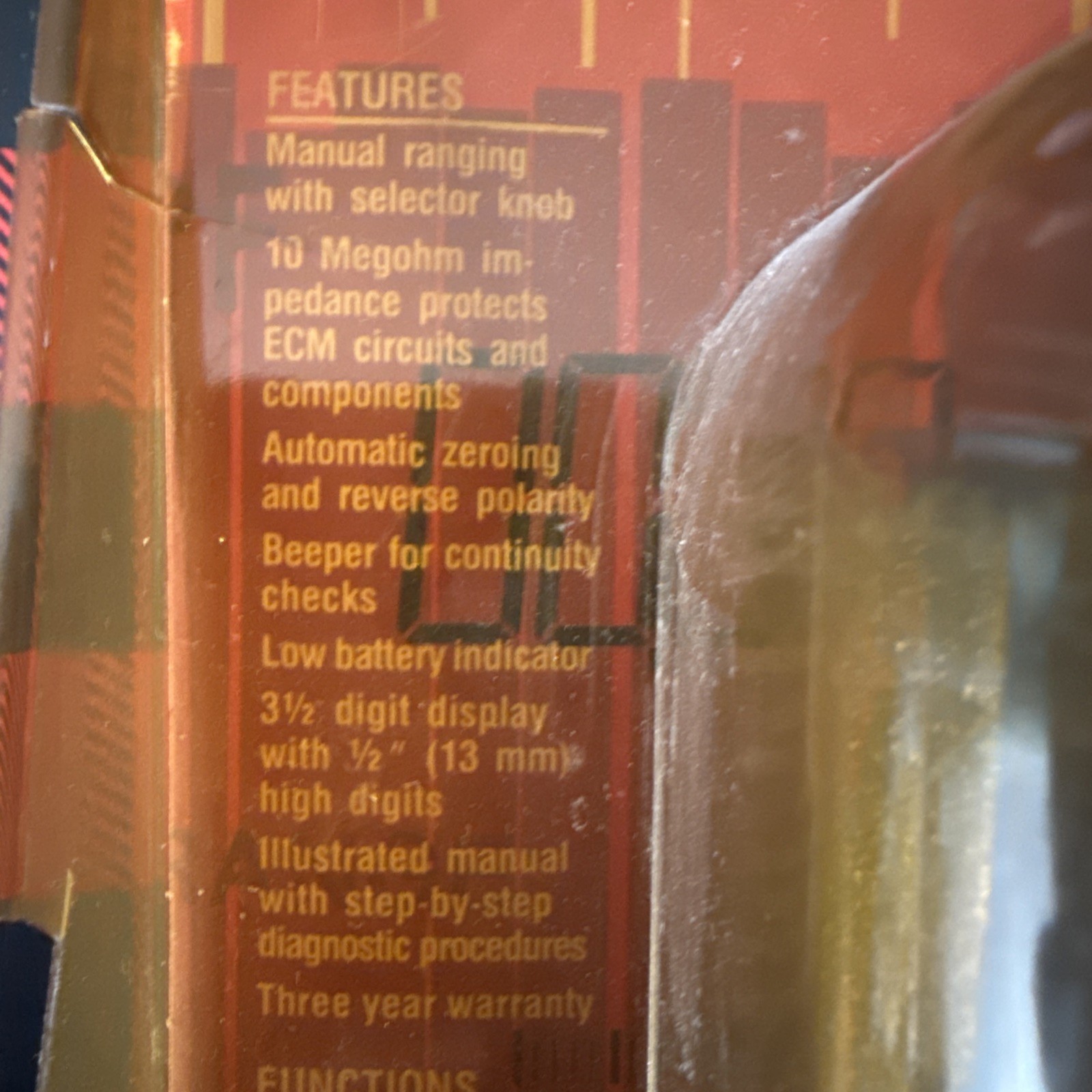 NEW VINTAGE OTC TOOLS 3495 AUTOMOTIVE MULTIMETER SERIES 50 & TEST LEADS NOS USA