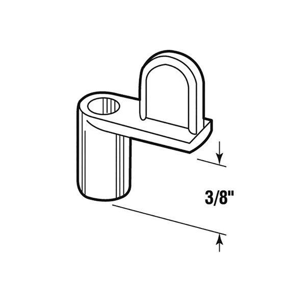 Diecast Zinc Screen Clips 3/8" Offset 8 Pack