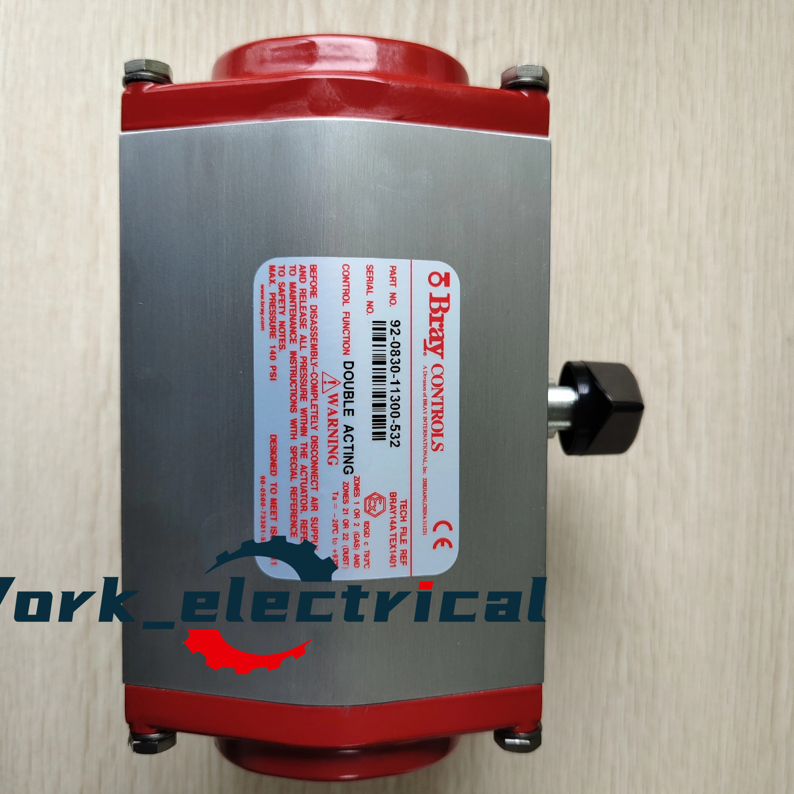 1pcs BRAY Valve Pneumatic Actuators 92-1600-11300-532 FedEx or DHL or UPS