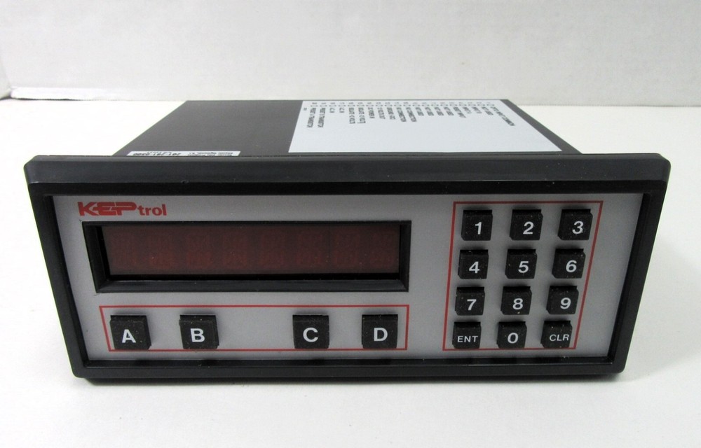 NEW KEPTROL KEP ELECTRONIC COUNTER PROGRAMMABLE RATEMETER MODEL KP8B3A1E