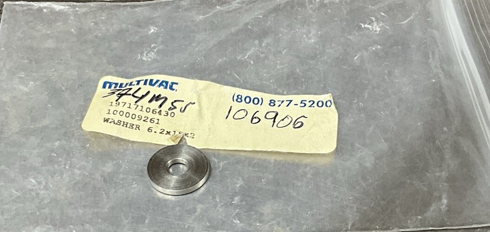 NOS Surplus Multivac 1971706430 Washer