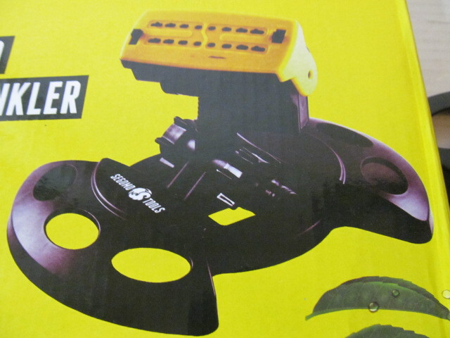Segomo Tools Automatic Turbo Oscillating Sprinkler, SPR01, No Adapter