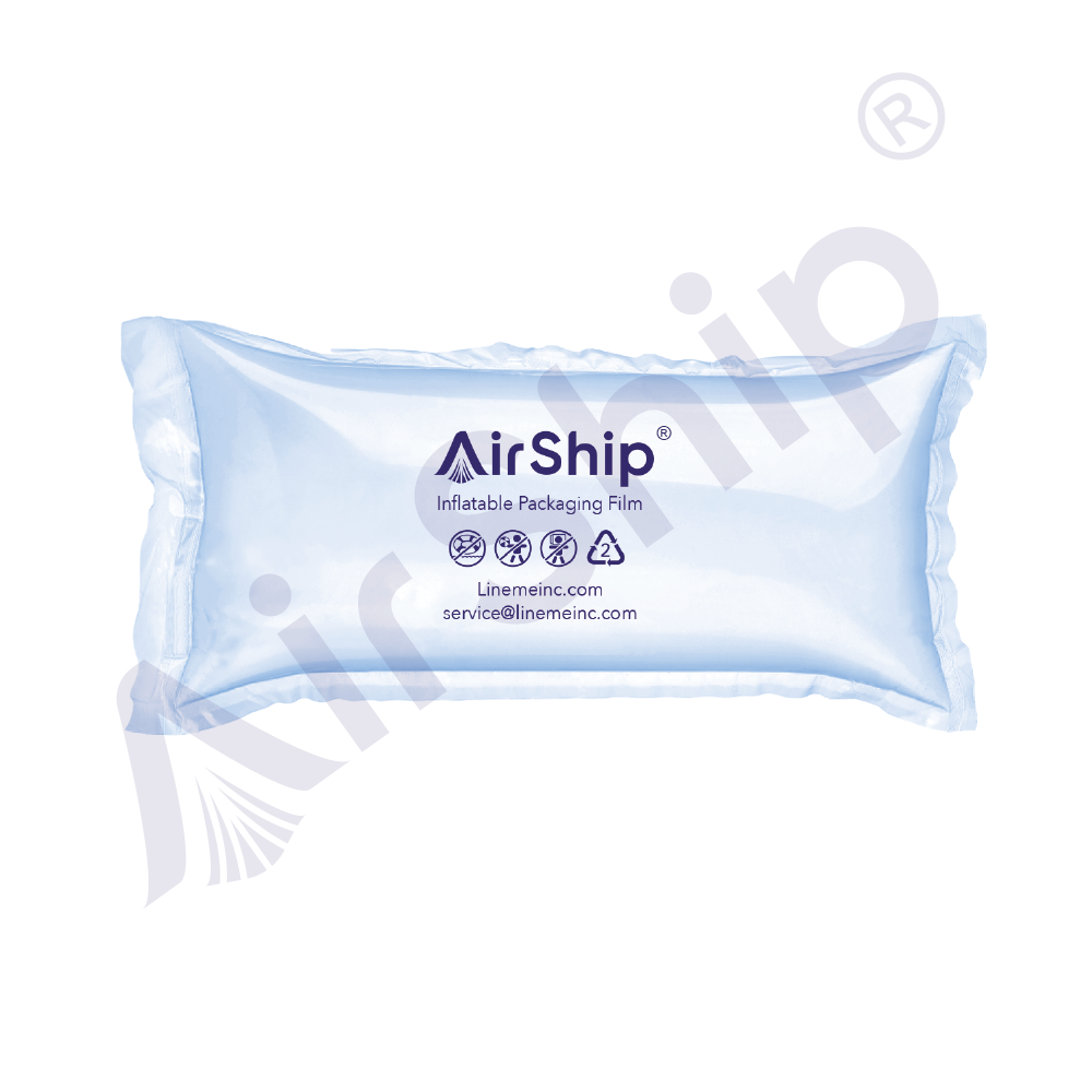 AIRSHIP® Air Pillow Film Bubble Cushion Roll for Packaging 2300ft 8"x4" 7000pcs