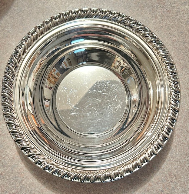6.5” Wide International Silver Candy Dish/Nuts Silver Plate