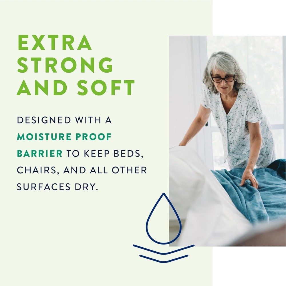 Prevail Total Care Disposable Underpads 30x30 Heavy Absorbency Polyester