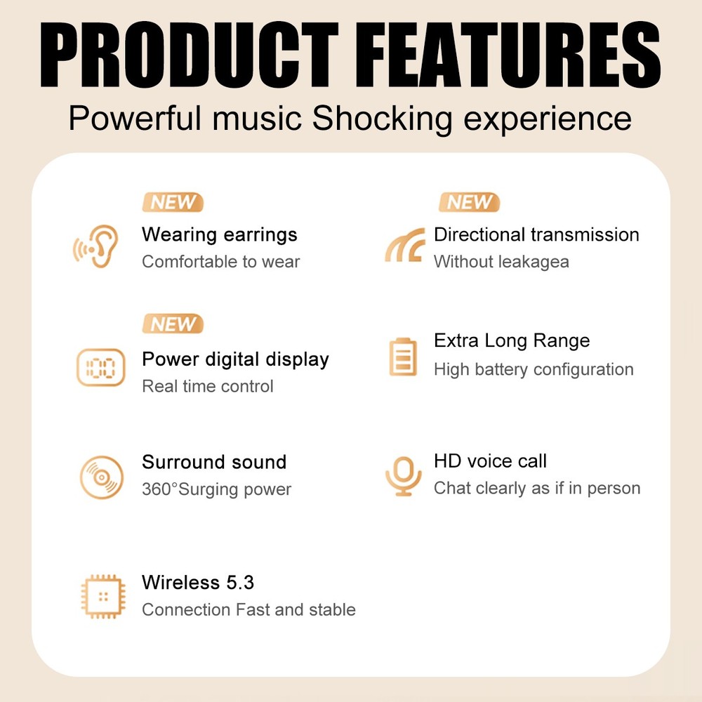 Translator Earbuds 144 Languages Real Time Translation Bluetooth 5.3 Headset US