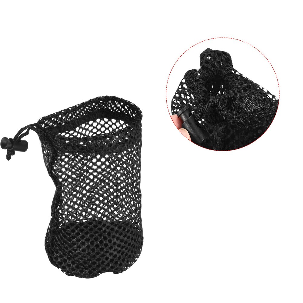 1Pcs 6.7"x 4.3" Nylon Mesh Net Bag Drawstring Pouch