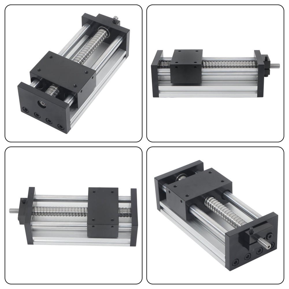 100mm Sliding Table Linear double-track Module Ballscrew SFU1605 Motion Stage