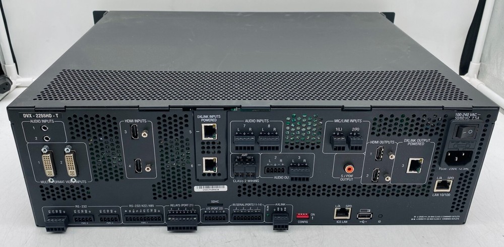 AMX ENOVA DVX-2255HD-T AUDIO/VIDEO SWITCHBOX