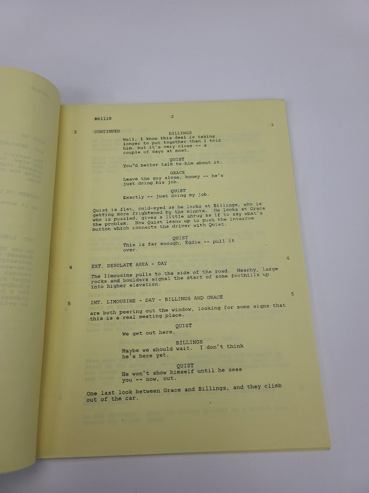 AIRWOLF / Stephen A. Miller 1985 TV Script, Jean Bruce Scott "Discovery"