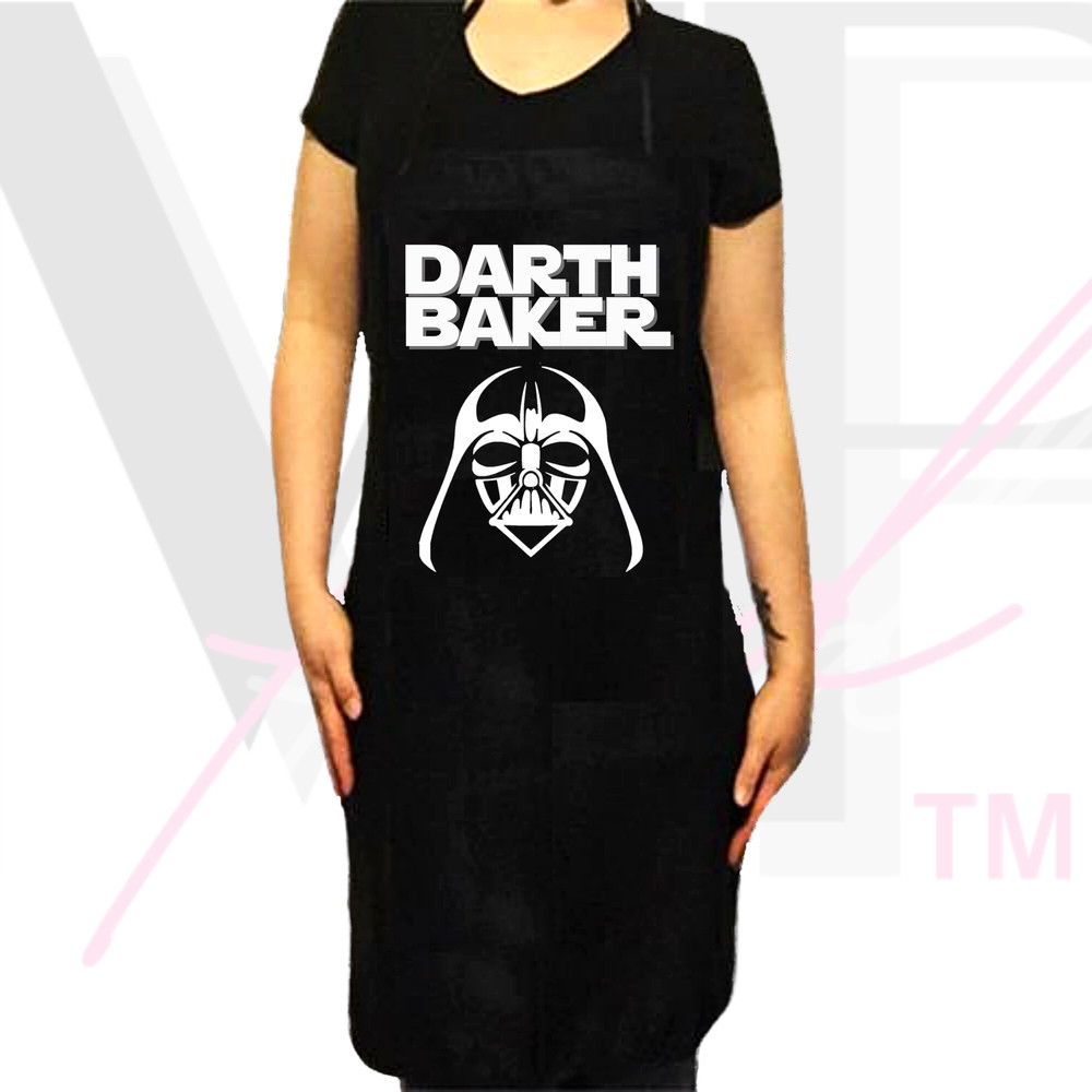 Star Wars Apron Adjustable Kitchen Bake Grill BBQ Fun Gift Idea DARTH BAKER