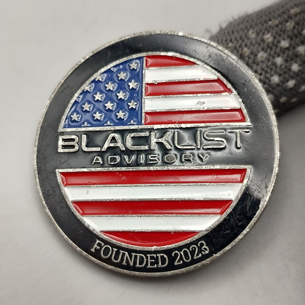 Blacklist Advisory Challenge Coin