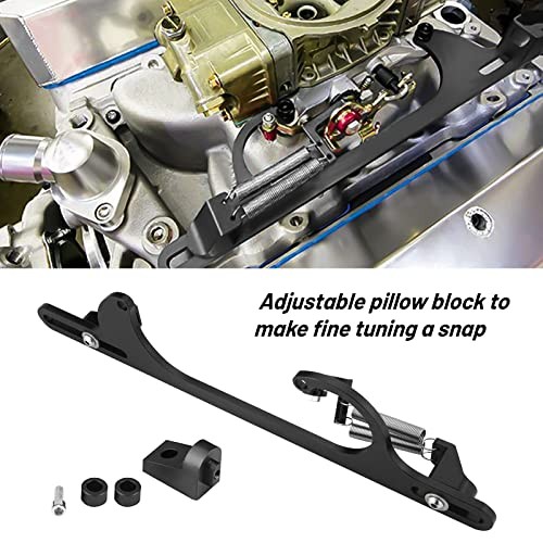 Throttle Cable Bracket for 4150 4160 Series Adjustable Carburetor Bracket Black
