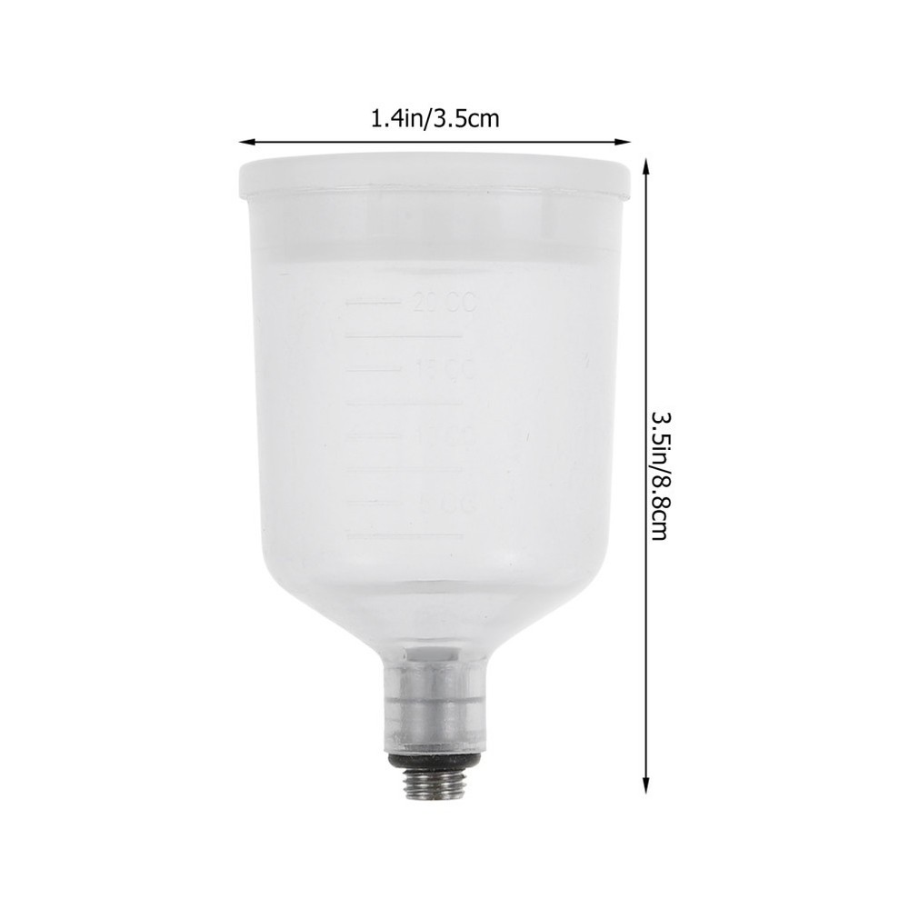 2 Pack Small Airbrush Mixing Bottle Replacement Part Spray Paint Cup
