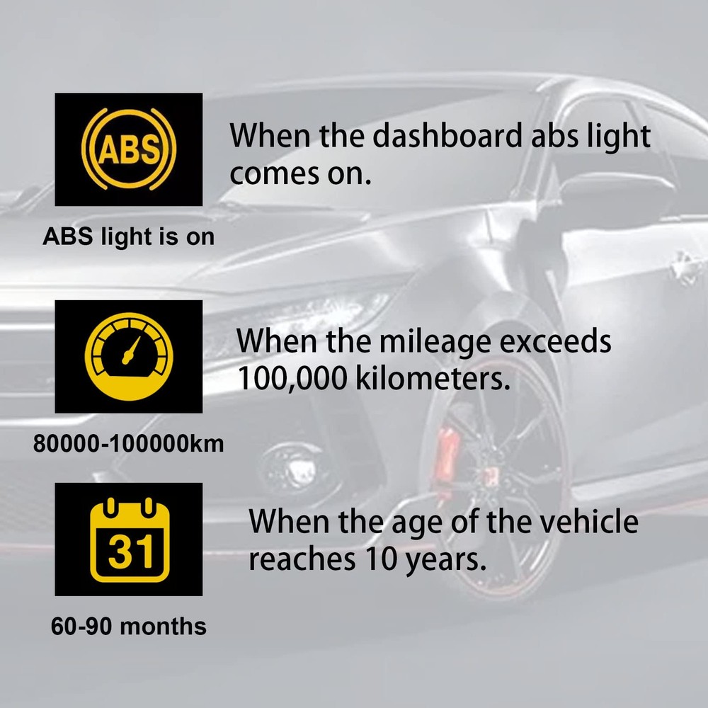 SPEEDWOW ABS Wheel Speed Sensor Front Left Right, Compatible with Chevy & Buick