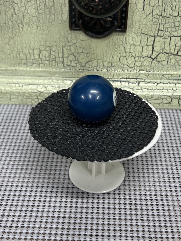 Mini Pool Ball #2 Blue Solid 1.5" Diameter Miniature Billiard Replacement Vtg