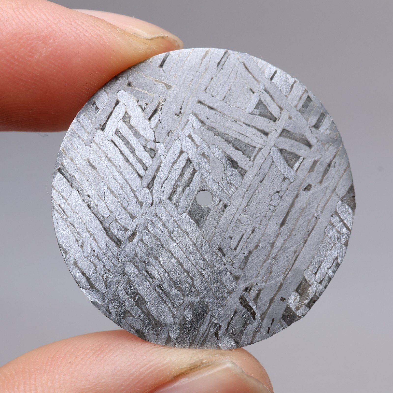 Meteorite Dial,Diameter 28.6MM, Natural Meteorite Circular slice