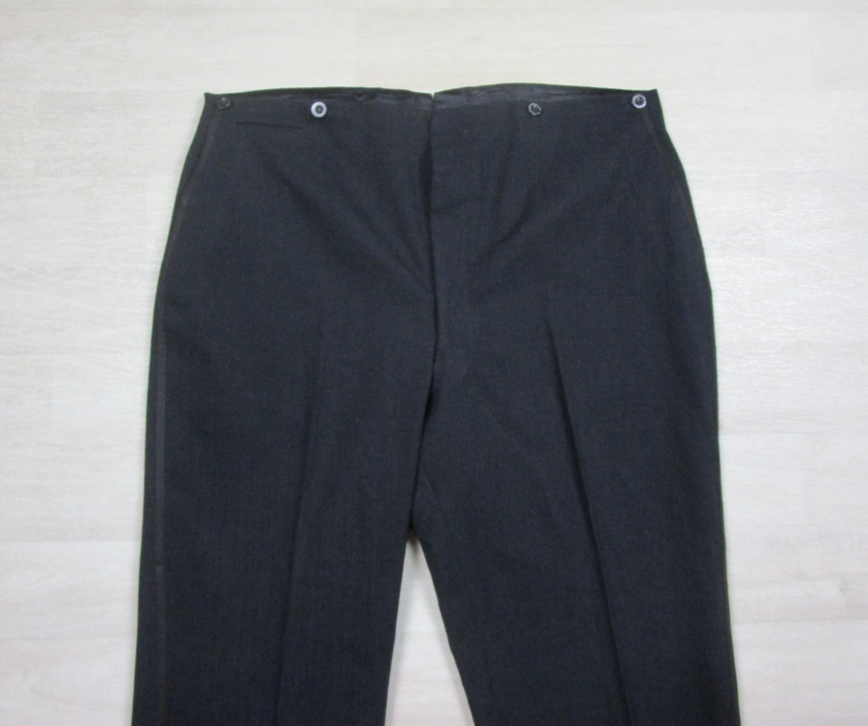 Antique Mens Wool Trousers Edwardian Tailored Pants 1912 Thomas A Brook Boston