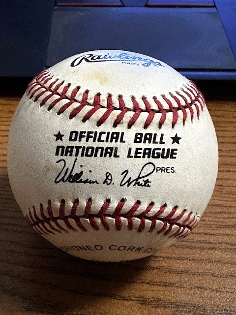 TIM HARKNESS 3 FULL NAME SIGNED AUTOGRAPHED ONL BASEBALL! Dodgers & Mets!