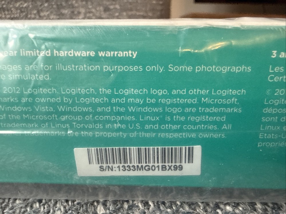 Logitech MK120 (920-002565) Wired Keyboard and Mouse Combo (New)