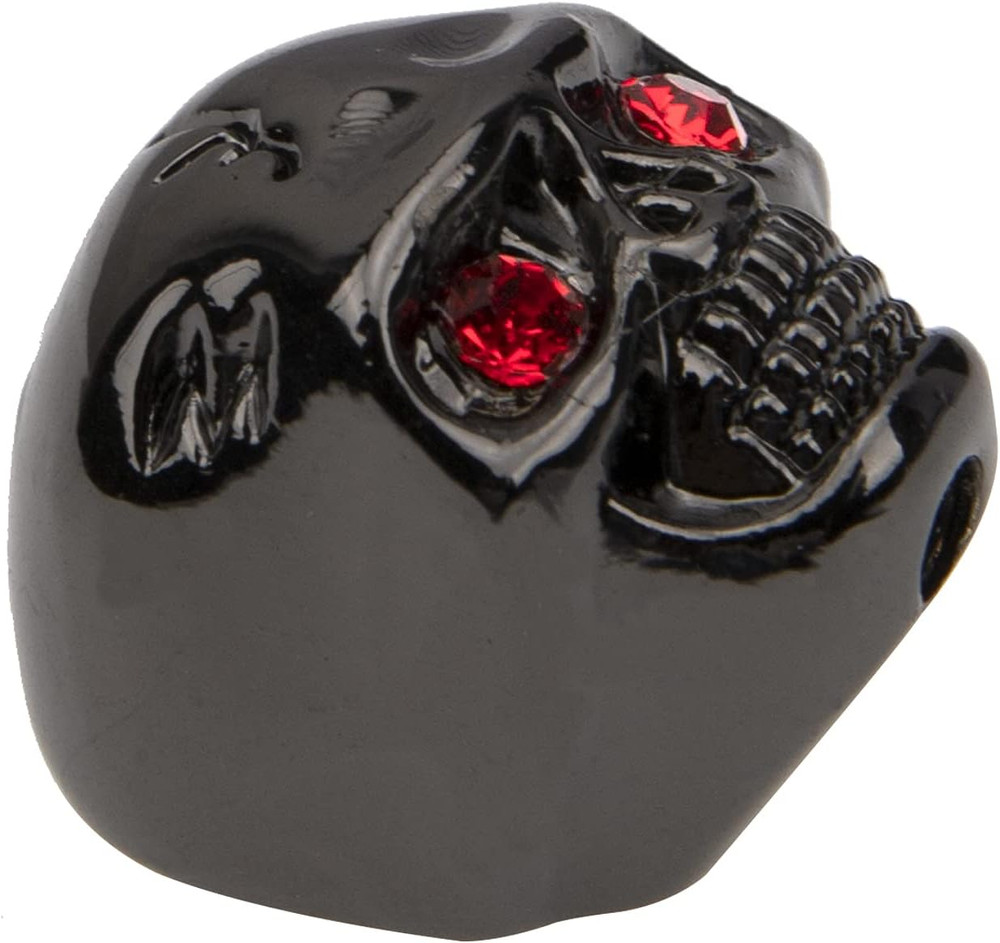 4Pcs Electric Guitar Tone Knobs - Skull Head Knobs Compatible with Bass Replacem